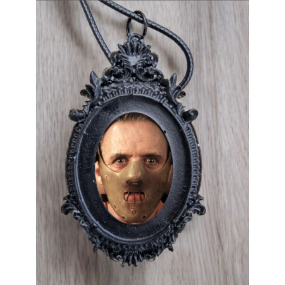 Hannibal Pendant Horror Movie Necklace Red Dragon Silence of the Lambs Jewelry